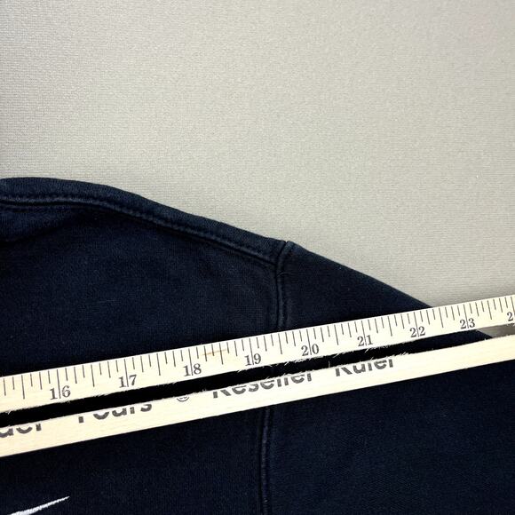 Nike Hoodie Sweatshirt Mens Large Black Pullover Swoosh Logo Sportswear Athletic - Picture 10 of 10